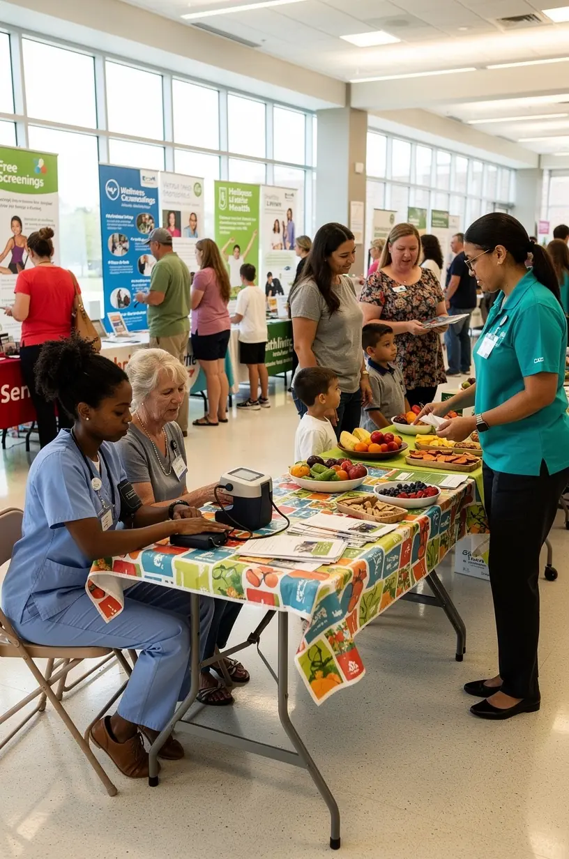 Neighborhood demographics and trends analysis infographic